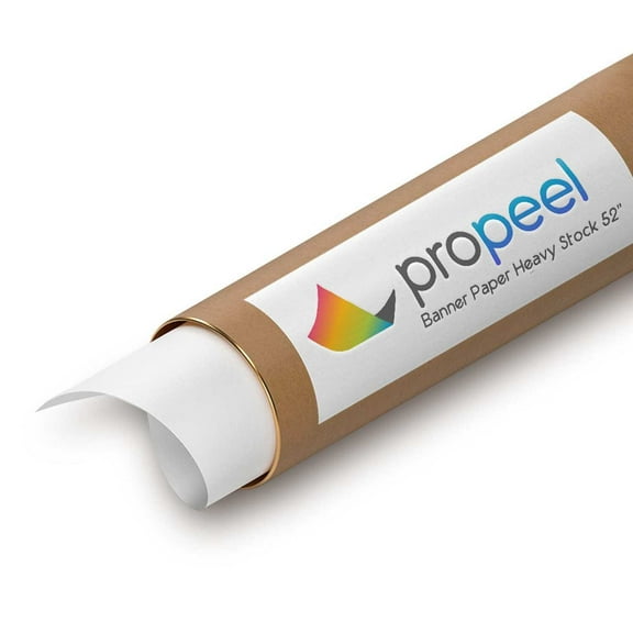 Propeel Heavy Stock 52" Banner Paper 10-Pack for Transfer Printers