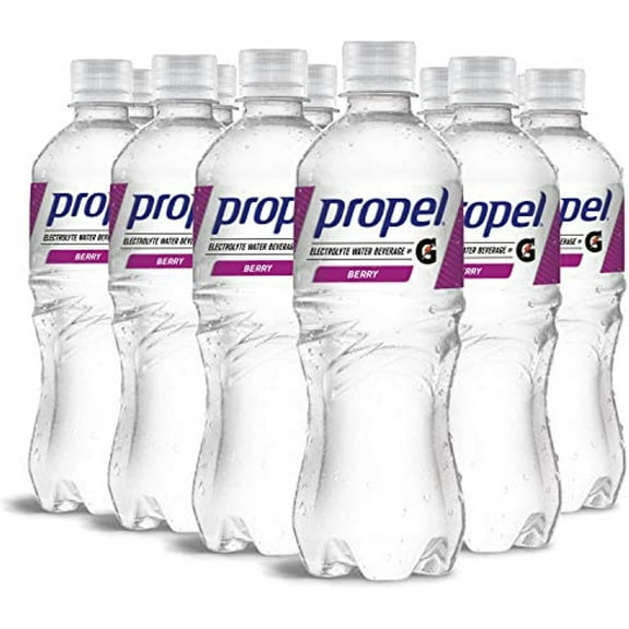 Propel Berry, Zero Calorie Sports Drinking Water With Electrolytes And Vitamins C&E, 16.9 Fl Oz, Pack Of 12
