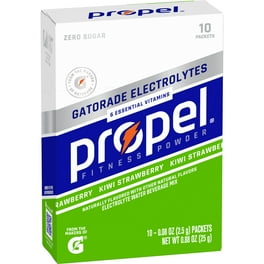 Propel Lemon Beverage Mix Packets with Electrolytes and Vitamins - Powder - 0.08 oz - 120 / Carton Propel Lemon Beverage Mix Packets with Electrolytes and Vitamins - Powder - 0.08 oz - 120 / Carton