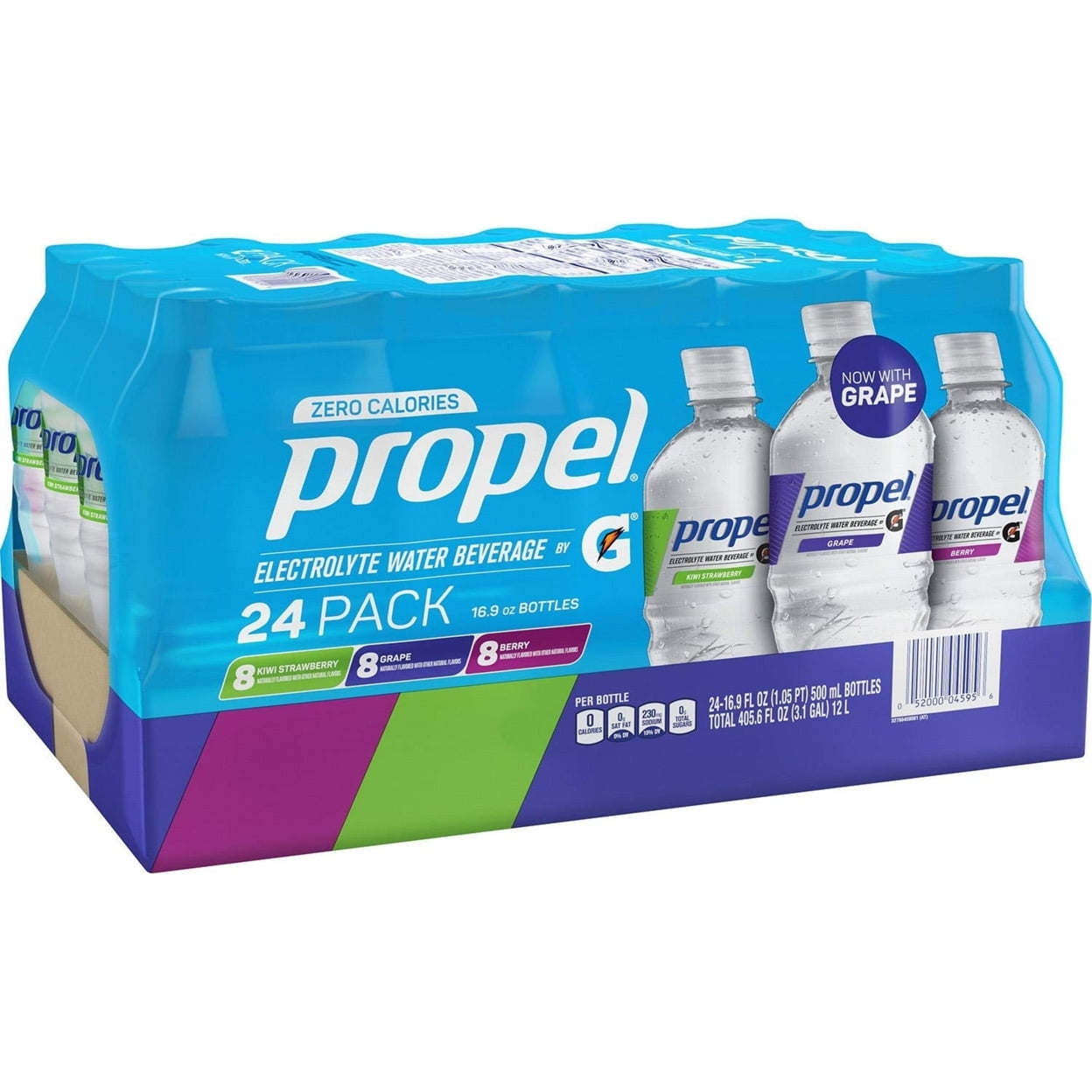 Propel Flavored Water, Variety, 16.9 Ounce (24 Count)