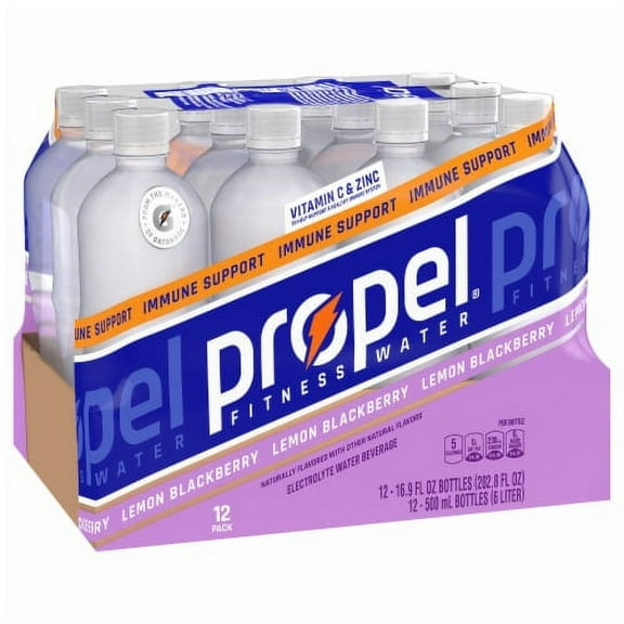 Propel Lemon Blackberry Flavored Immune Support Electrolyte Water