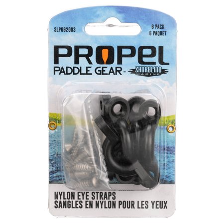 Propel Paddle Gear Kayak Accessories Nylon Eye Straps, 6 Pack
