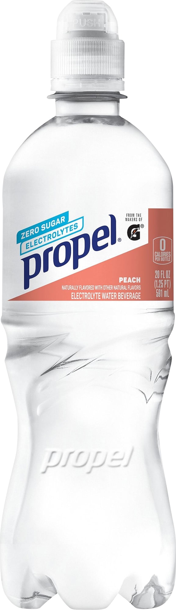 Propel Peach Water Beverage 20 fl. oz. Bottle - Walmart.com