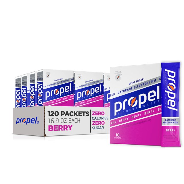 Propel Powder Packets Berry With Electrolytes, Vitamins And No Sugar