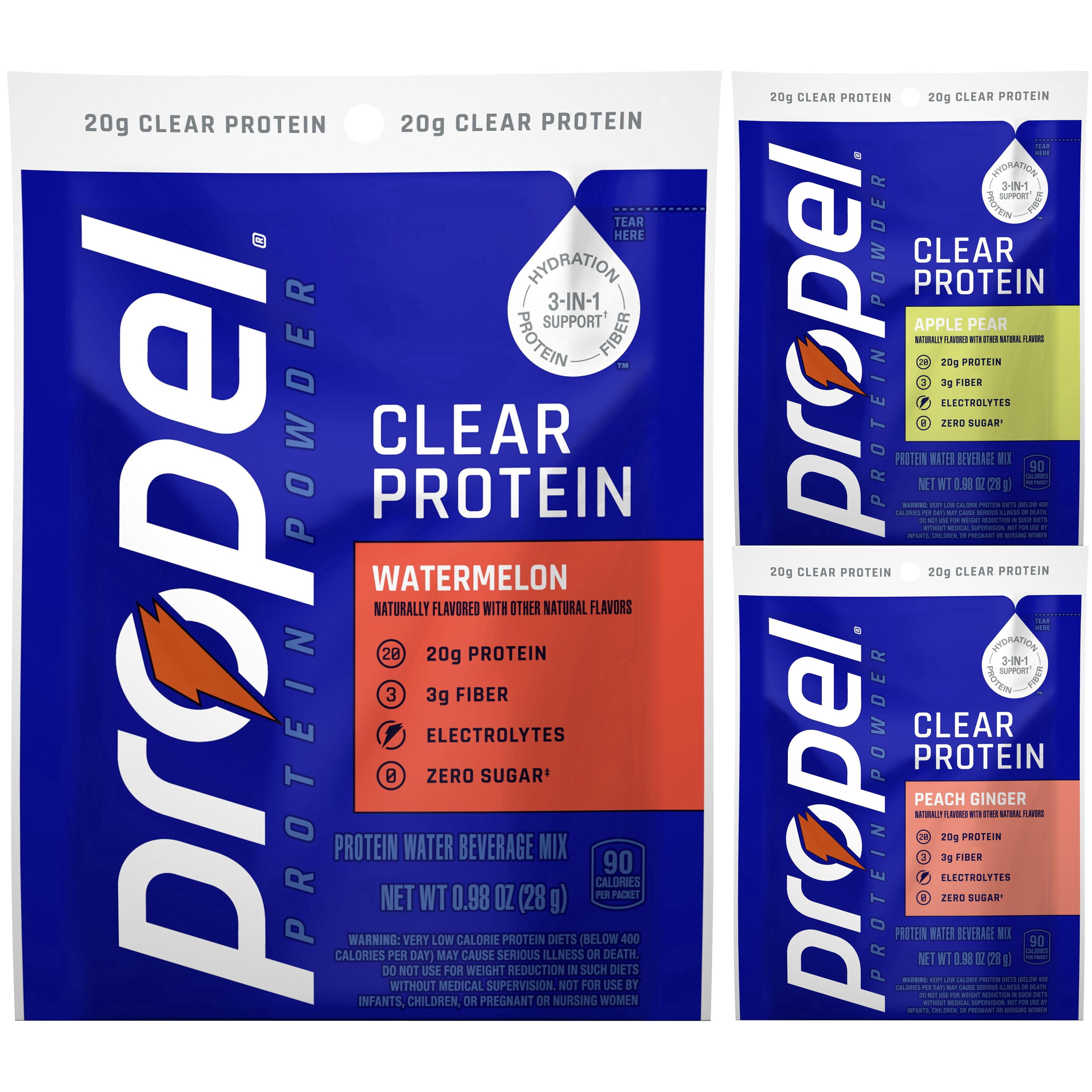 Propel Protein 3ct Variety Pack