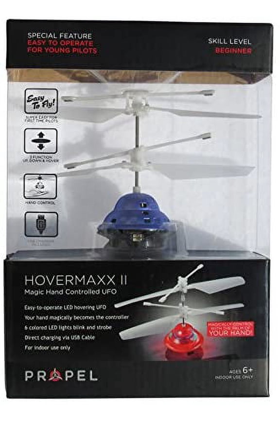RC Hovermaxx 2.0 UFO, LED Remote Control, Hovers 30ft High