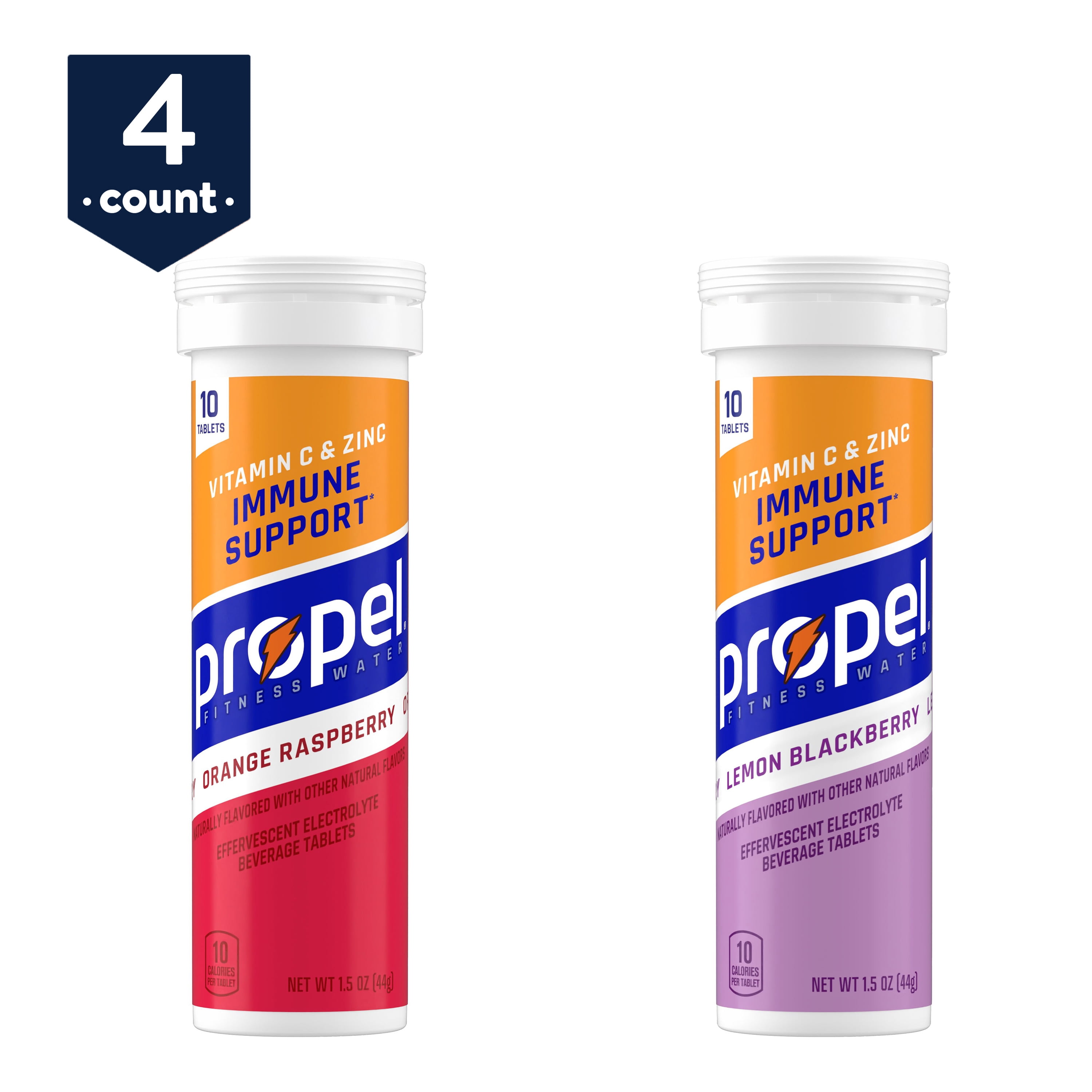 Propel Tablets Immune Support Sports Drink Mix, Variety Pack, 40 Count