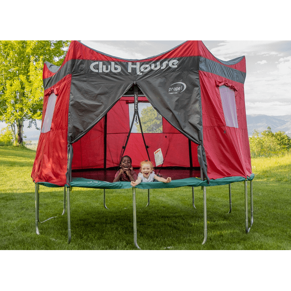 Propel Trampolines 12' Red Clubhouse For Trampoline (Trampoline not Included)