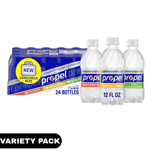 Propel Water Variety Pack, 12 fl oz Bottles, 24 Pack