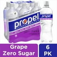 thumbnail image 1 of Propel Zero Calorie Electrolyte Grape Flavored Bottled Water - 16.9 fl oz - 6 bottles, 1 of 5