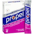 thumbnail image 1 of Propel Electrolyte Enhanced Water Drink Mix Powder Packets, Berry, Zero Calorie & Zero Sugar Hydration with Electrolytes and Vitamins C & E, (10 Packets), 1 of 8