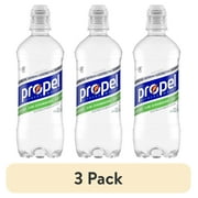 (3 pack) Propel Zero Sugar, Electrolyte Water, Kiwi Strawberry 20 Fl Oz