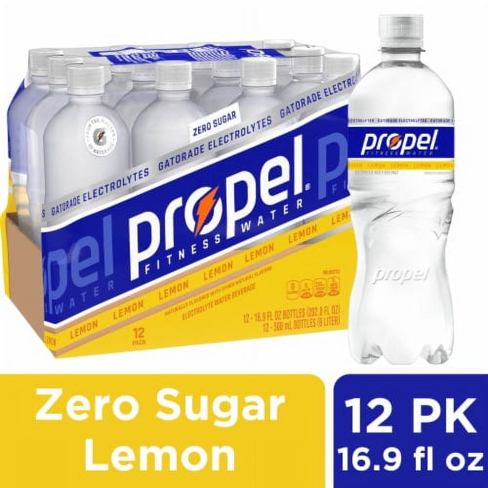 Propel Zero Sugar Lemon Flavored Electrolyte Water Beverage