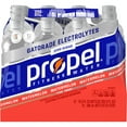 thumbnail image 1 of Propel Electrolyte Enhanced Water Sports Drink, Watermelon Flavored Water, Zero Calorie & Zero Sugar Hydration with Electrolytes and Vitamins C & E, 16.9 fl oz Water Bottles (12 Pack)​, 1 of 8
