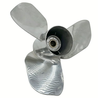 11.25x15 Aluminum Propeller For Suzuki Outboard 35-65HP - 3 Blade, 13 Tooth RH, Replaces OEM 58100-88L62-019