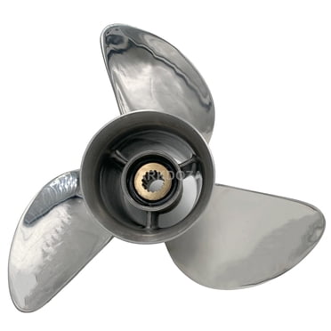 13.5 X 15 Aluminum Propeller – 3-Blade Standard Rotation – Fits Yamaha Outboards 50-130HP – 6E5-45947-00-EL