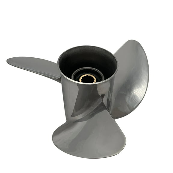 Propeller 13x17 for SUZUKI Outboard 4 Blades Stainless Steel Prop 15 Tooth RH