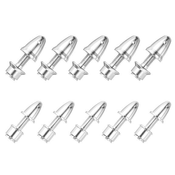 Propeller Adapter RC Plane Airplane Spinners, 3.17mm/4mm Aperture and 5mm/6mm Output Axle Propeller Adapter Saver for Shaft Brushless Motor Speed Controllers, Pack of 10