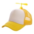 Propeller Hat Baseball Cap Mesh Back Front Panel Trucker Hat for School ...