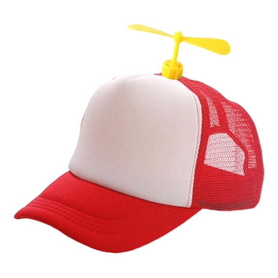 Propeller Hat Baseball Cap Mesh Back Front Panel Trucker Hat for School ...