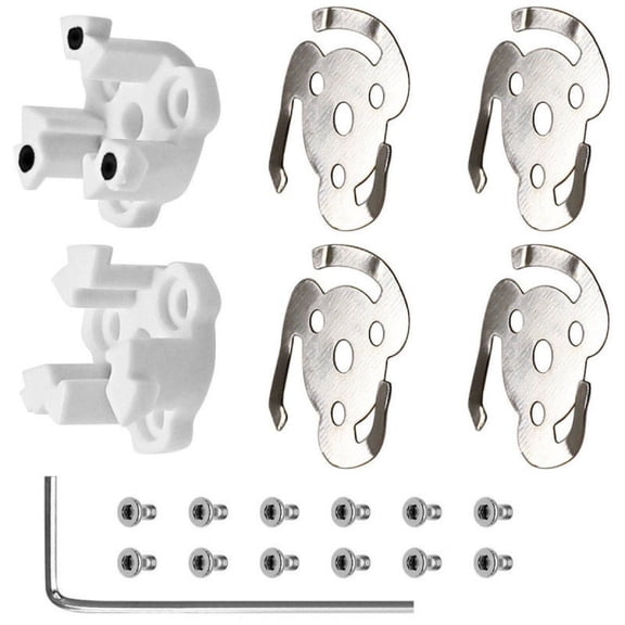 Propeller Plate Kit Metal & Plastic, 4 Plates, 4 Gaskets, 10 Screws, Quick Setup for DJI Phantom 4