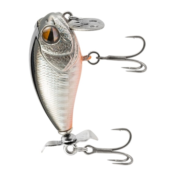 Propellers Fishing Baits With Floating Body and Noise Generating Mechanism for Aggressive Fish Strikes