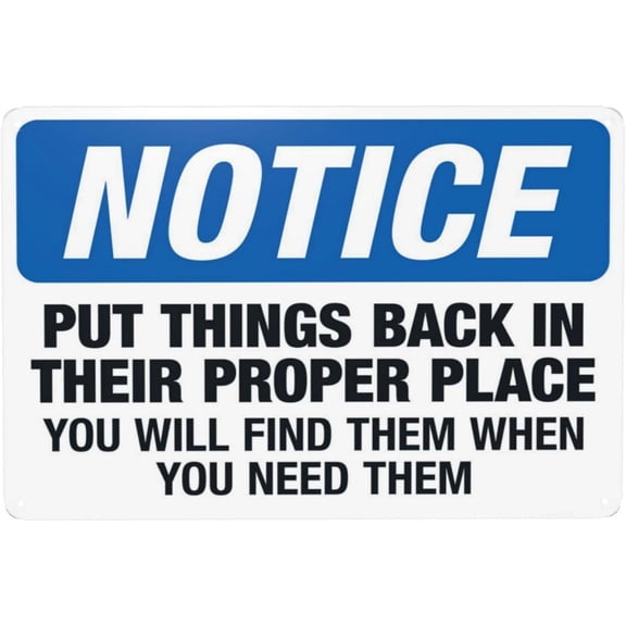 Proper Attire Required Metal Warning Sign, Business Security Tin Signs, Cautions Safety for Workplace Offices Outdoor Areas Wall Decor 12" x 8"
