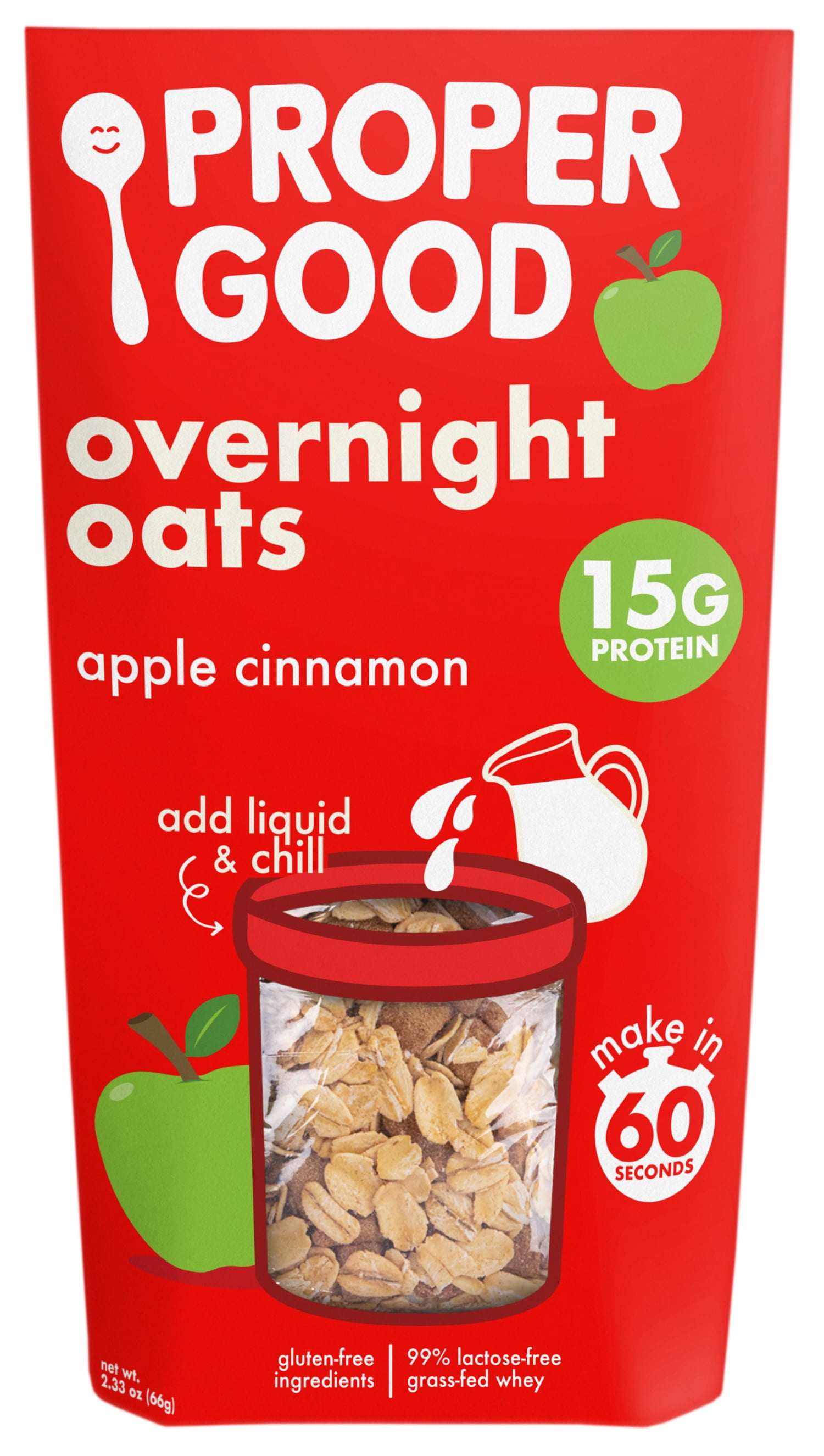 Apple Cinnamon Overnight Oats - Nourished by Nic