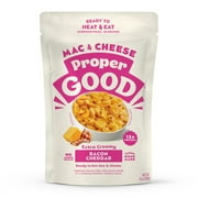 Proper Good Bacon Cheddar Mac & Cheese, Ready in 60 Seconds, Shelf-Stable 10oz Pouch