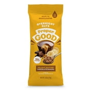 Proper Good Chocolate Banana Peanut Butter Overnight Oats, 15g Protein, Shelf-Stable 2.59 oz packet
