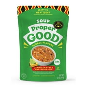 Proper Good Jamaican Style Jerk Chicken Soup, Ready to Serve Meal, Shelf-Stable, 12 oz