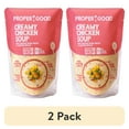 (2 pack) Proper Good Ready to Serve Creamy Chicken Soup, 12 oz, Shelf
