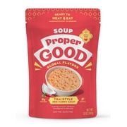 Proper Good Thai Style Red Curry Soup, Ready to Serve Meal, Shelf-Stable, 12 oz Pouch