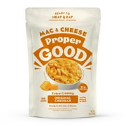 Proper Good Original Cheddar Mac & Cheese, Ready in 60 Seconds, Shelf-Stable 10oz Pouch