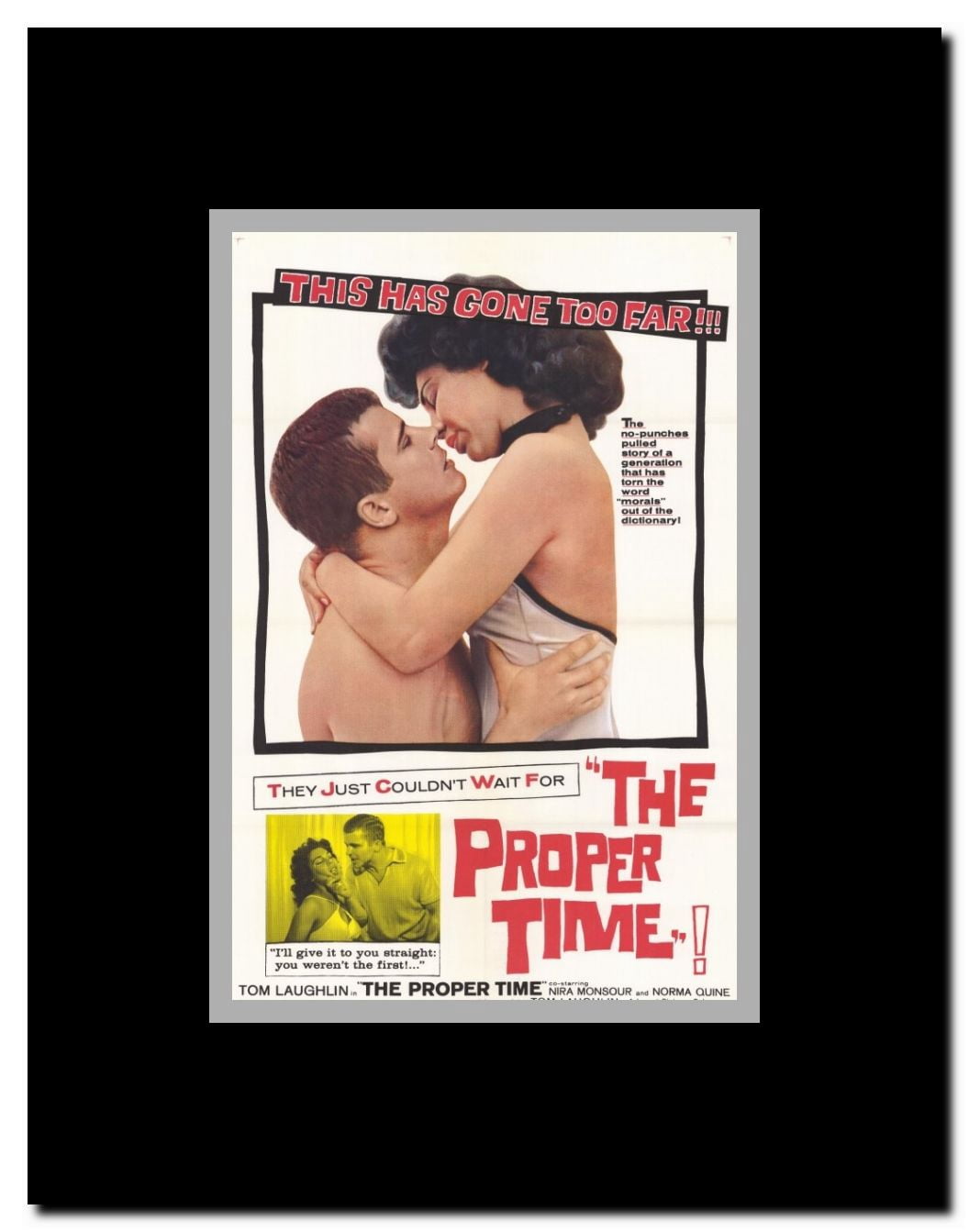 Proper Time Framed Movie Poster