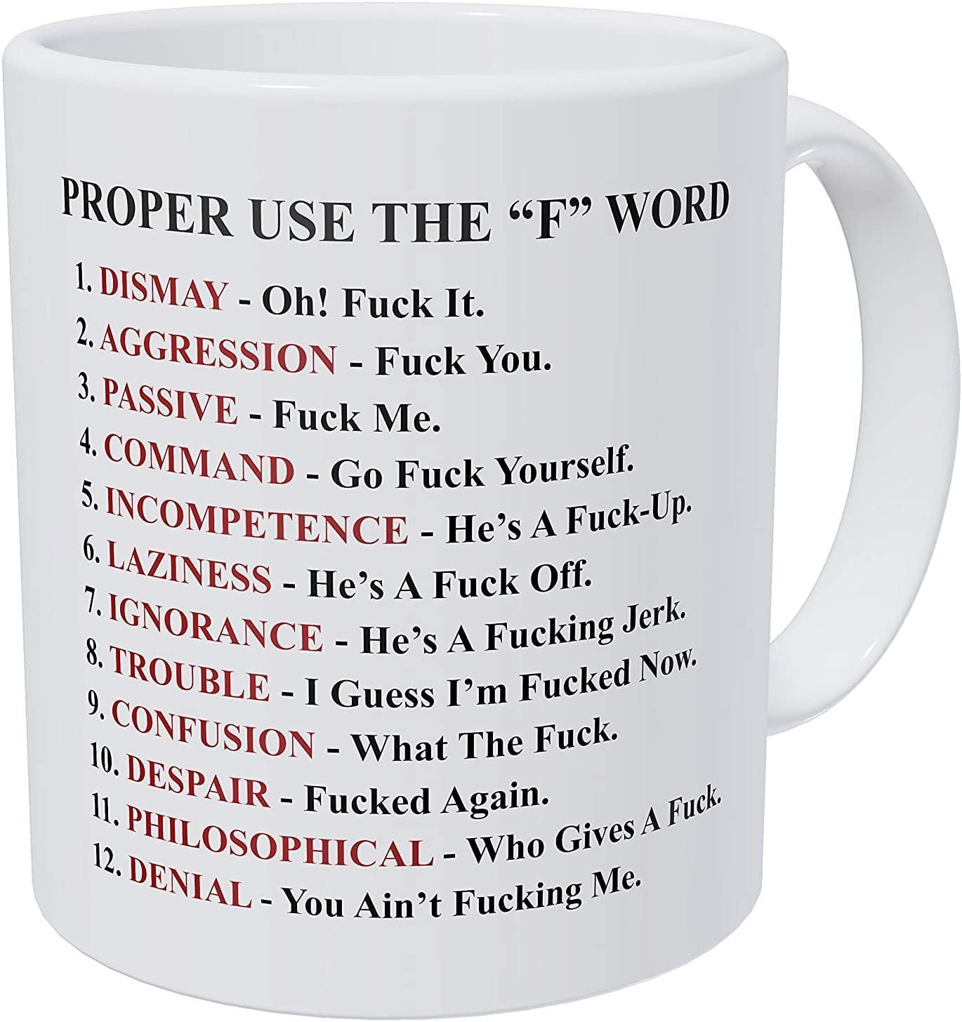 Proper Use Of Grammar And Adjectives, Editor 11 Ounces Gift Coffee Mug Funny Inspirational