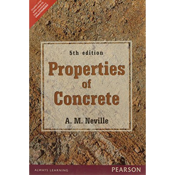 Properties of Concrete 5th Ed. by Neville(International Economy Edition) - NEVILLE,A.M.