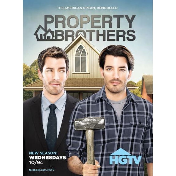 Property Brothers Poster Metal Print 12In x 16In 12x16 Multi-Color Square Adults Best Posters