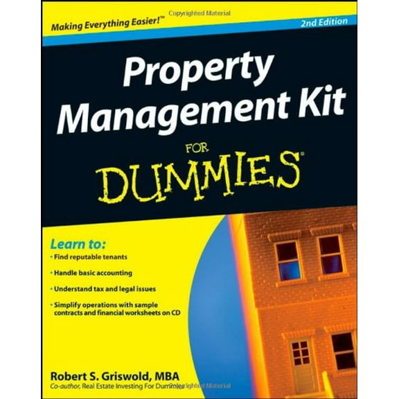 Pre-Owned Property Management Kit for Dummies [With CDROM] (Paperback) 0470293292 9780470293294
