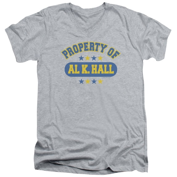 - Property Of Al K. Hall - Slim Fit V Neck Shirt - XX-Large