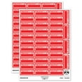 thumbnail image 1 of Property Of Fill-in Sticker Set - Red - Matte Finish - 1.5" Small, 1 of 7