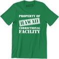 thumbnail image 1 of Property Of Hawaii Correctional Facility -Prison Cool Fashion Men's T-Shirt, 1 of 4