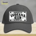 thumbnail image 1 of Property Of Indiana Novelty License Plate Hat Cotton Charcoal, 1 of 1