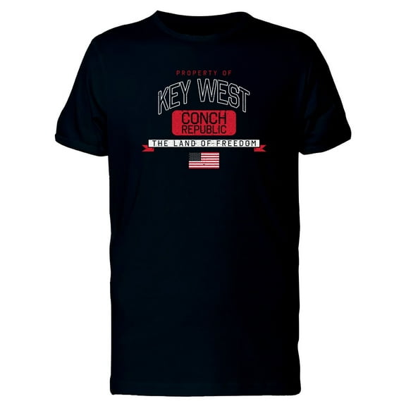 Property Of Key West Conch T-Shirt Men -Image by Shutterstock, Male Medium