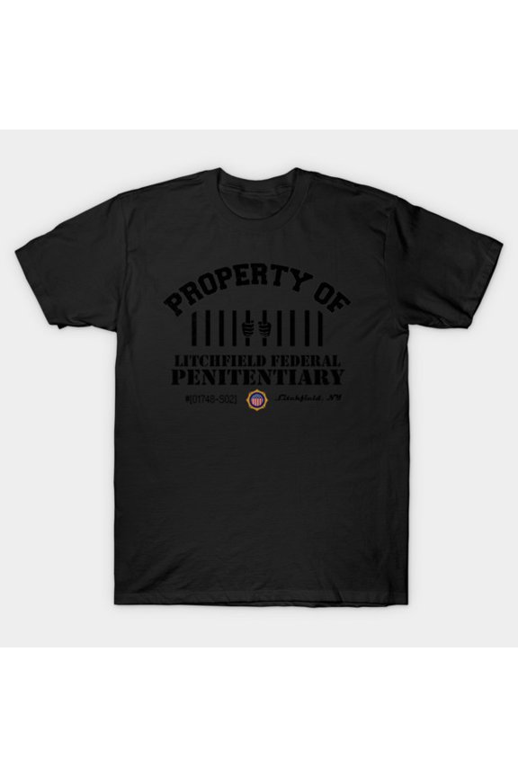 Property Of Litchfield Orange Is The New Black Prison Inmate Art Unisex T-Shirt, for men & women, up to size 5XL