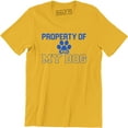 thumbnail image 1 of Property Of My Dog Paw Print Pet Animal Love Rescue Mens T-Shirt, 1 of 4