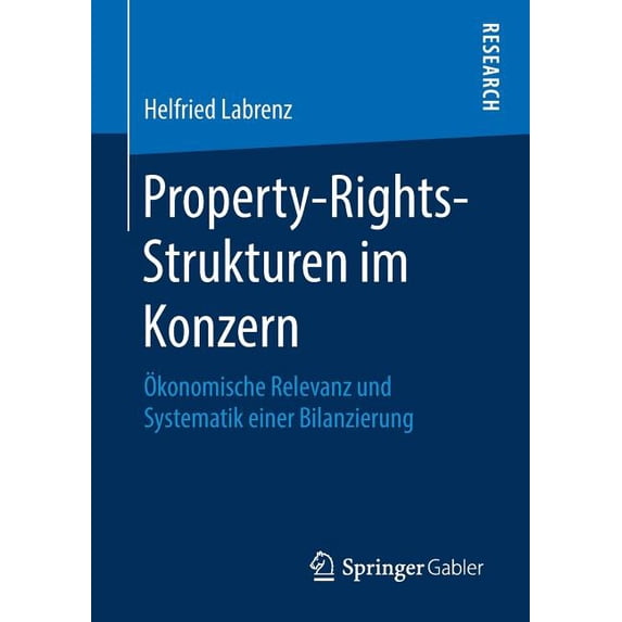 Property-Rights-Strukturen Im Konzern: Ãkonomische Relevanz Und Systematik Einer Bilanzierung, (Paperback)