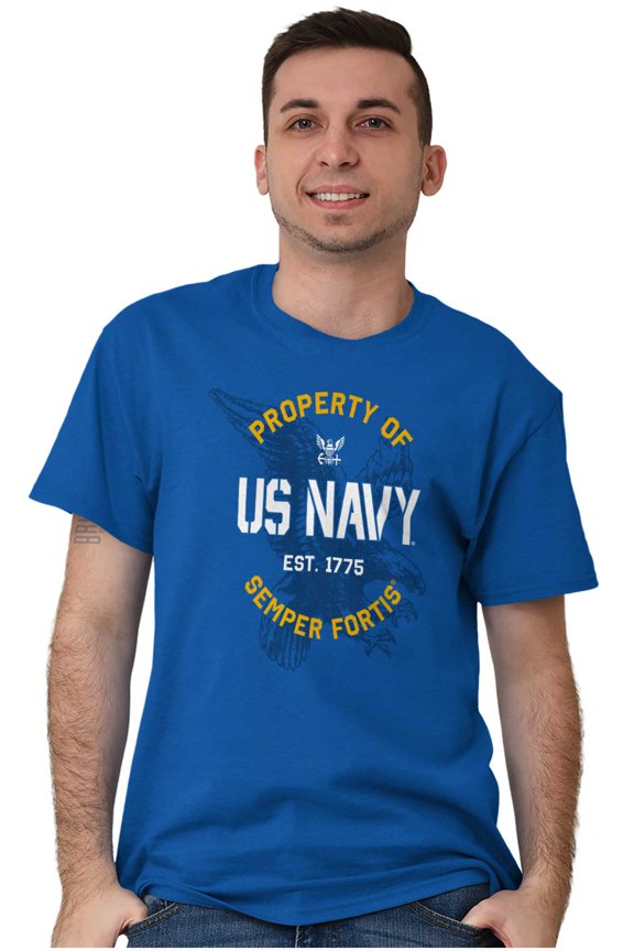 Property US Navy 1775 Semper Fortis Men's Graphic T Shirt Tees Brisco Brands M