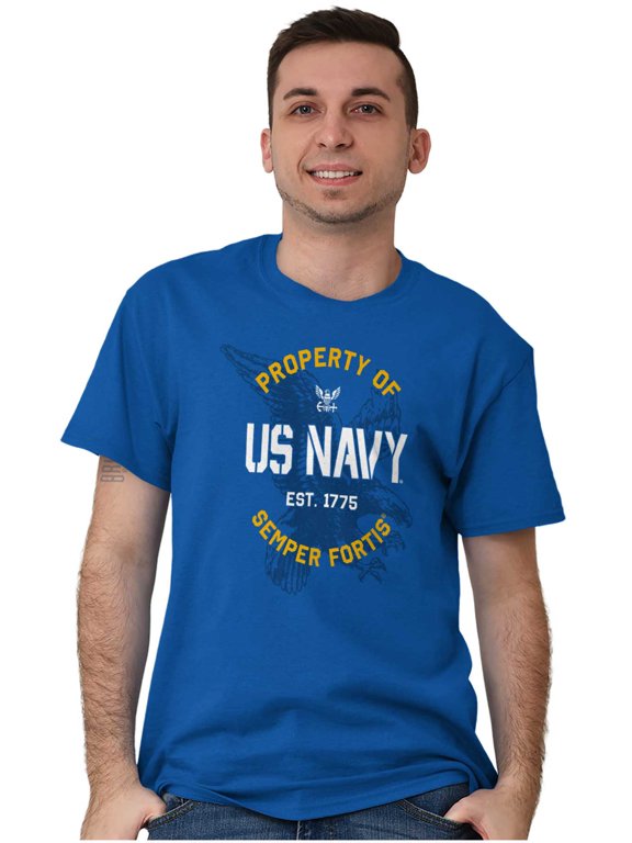 Property US Navy 1775 Semper Fortis Men's Graphic T Shirt Tees Brisco Brands S