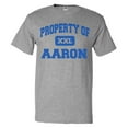 thumbnail image 1 of Property of Aaron T shirt Funny Tee Gift, 1 of 1